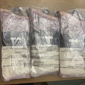NWT 6 p Bundles Steve Madden Extra Soft Boot Socks